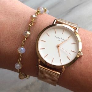 Estrella & Luna Opalite Rosary Chain Dainty Bracelet